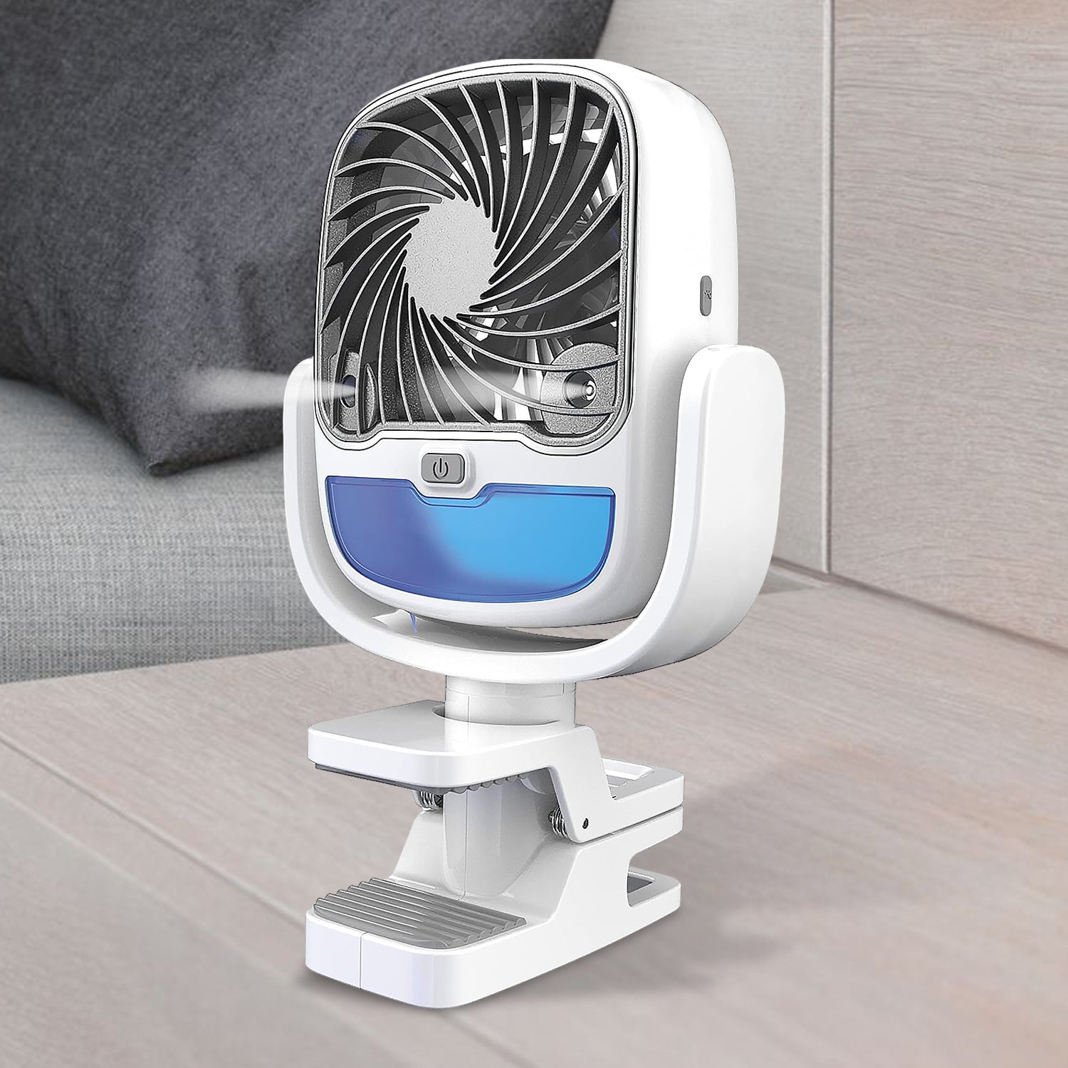13010 Air Portable Fan, Grip Go 3 Speed Small Fan, Great Stroller Fan, Travel or Desk Fan, Cordless Personal Evaporative Air Cooler, Universal Clamp for Indoor & Outdoor Use, 360 Degree Head Swivel, LED Color Changing Light 13010 Air Portable Fan, Grip Go 3 Speed Small Fan, Great Stroller Fan, Travel or Desk Fan, Cordless Personal Evaporative Air Cooler, Universal Clamp for Indoor & Outdoor Use, 360 Degree Head Swivel, LED Color Changing Light
